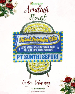 Papan Bunga Duka di Gunung Batu